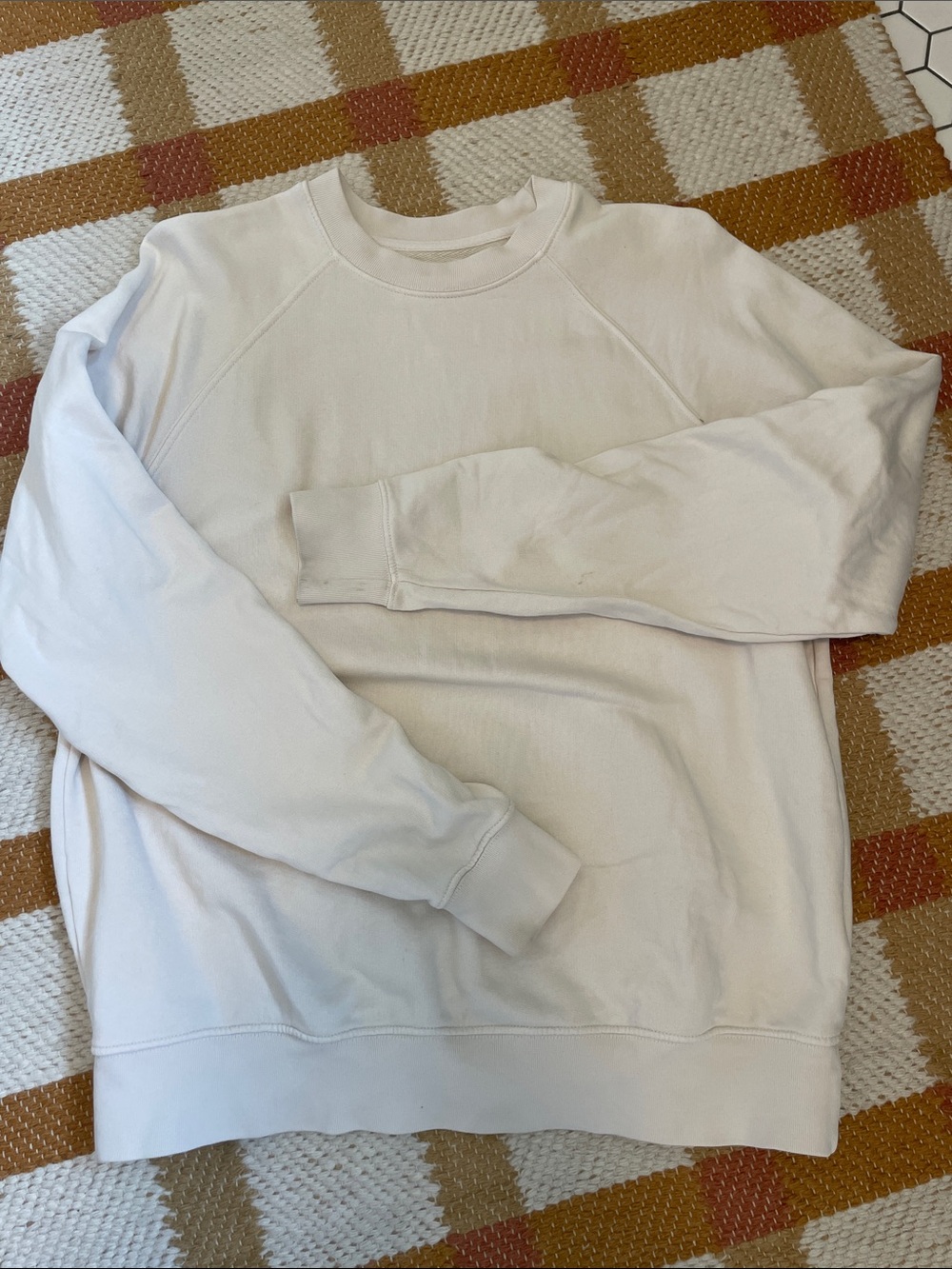 Mate the Label women’s organic fleece raglan sweatshirt medium comfy!